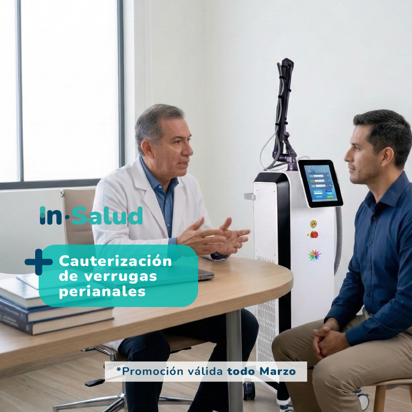 Cauterización de verrugas perianal