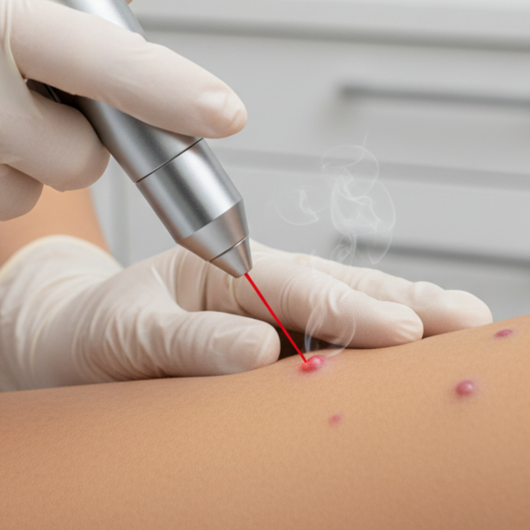 Cauterización de verrugas perianal